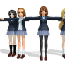 MMD Newcomers From K-On