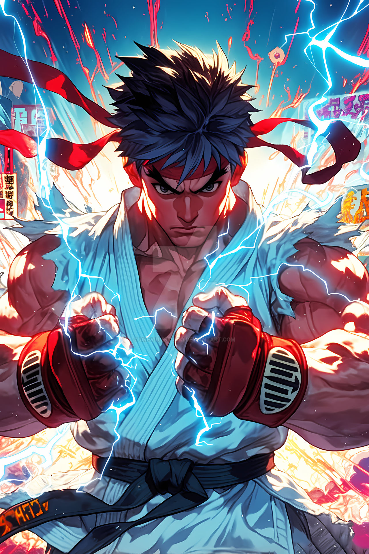 80s Ryu Ryu - Street Fighter by DreviumStudio on DeviantArt
