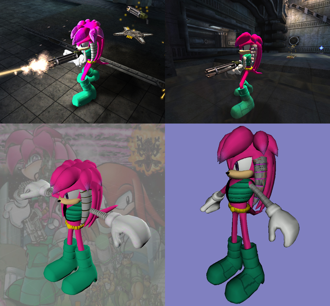 Custom / Edited - Sonic the Hedgehog Media Customs - Julie-Su