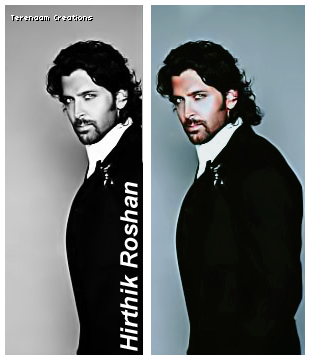 hirthik color bw