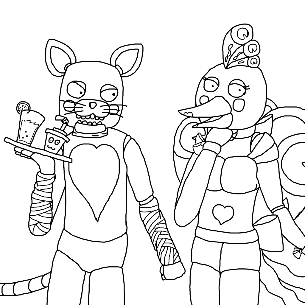 Line Art Animatronics toy