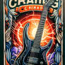 Cards collection of electric guitar #20