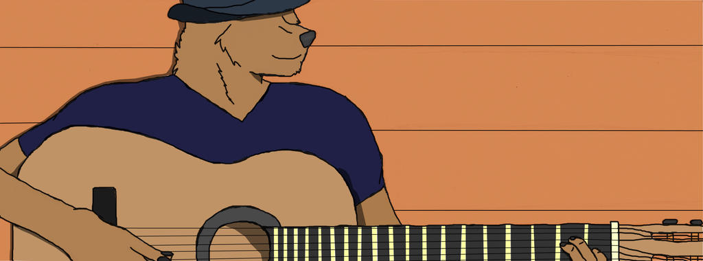 Ress playing guitar by RessZero on DeviantArt