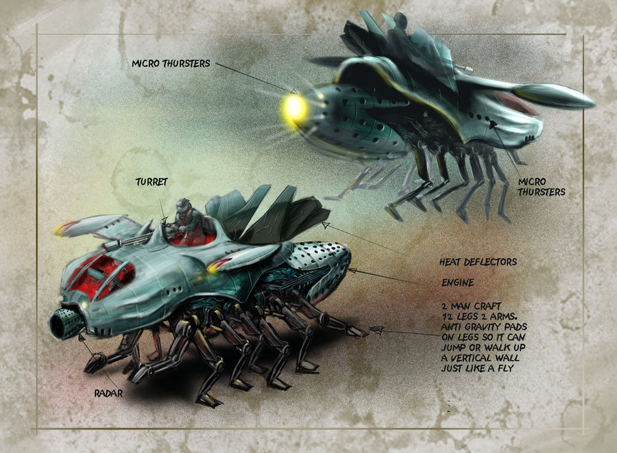 Bug flying machine by Tommmyboy on DeviantArt