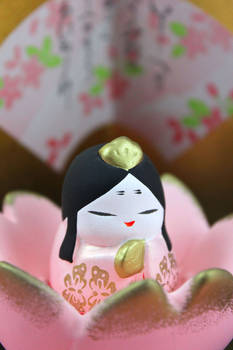 Hina Matsuri Girl Porcelain Doll