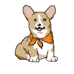 pixel welsh corgi