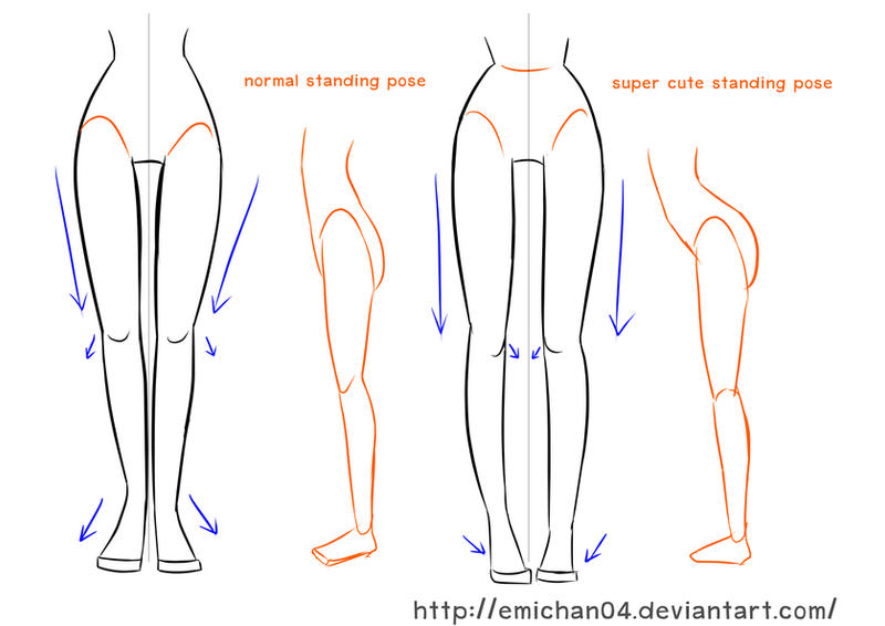 Standing Pose Deviantart Base standing pose by poperart on DeviantArt