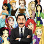 Mr.Disney and his Princesses