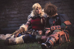 Hiccup and Astrid 1