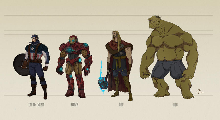 THE AVENGERS: Concept Characters Design