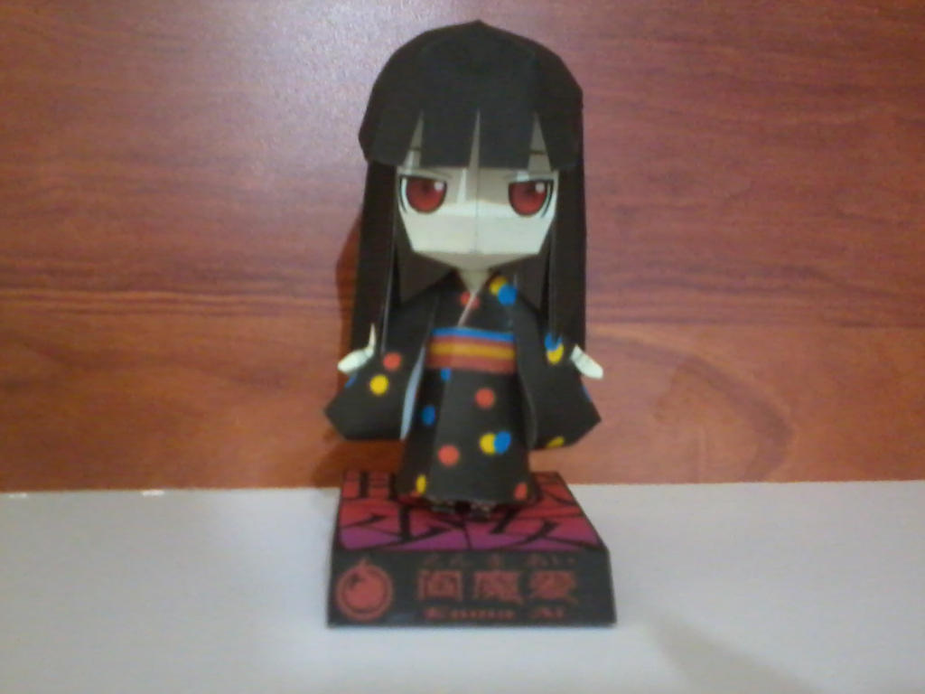 Enma Ai papercraft by henechi on DeviantArt