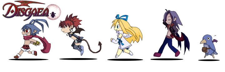 Disgaea characters finished