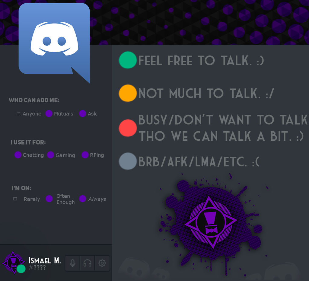 Discord Status Template Discord Status Template