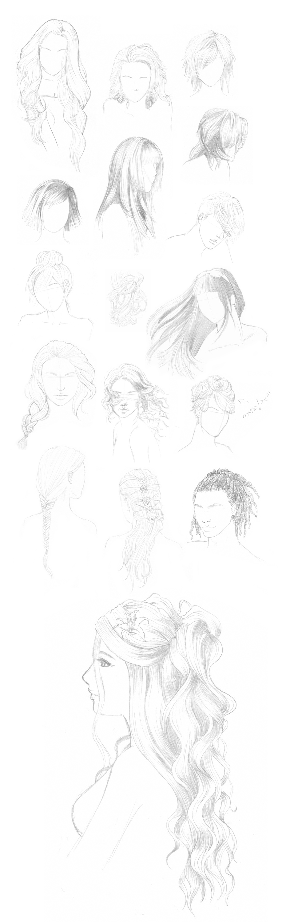 Hair Styles - Sketch