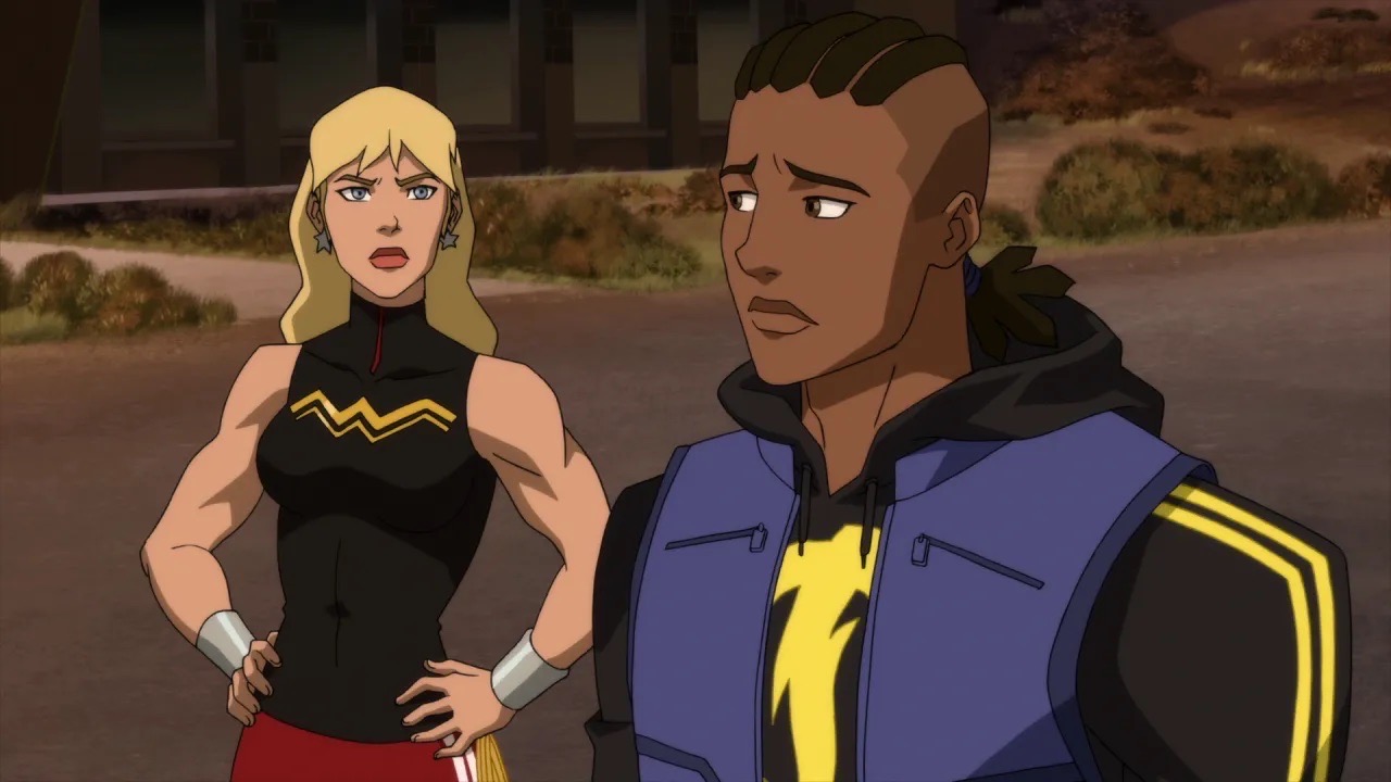 Wonder Girl pose