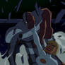Galatea choking a man with one hand