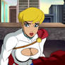 Power Girl confused