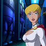 Power Girl shocked