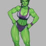 She Hulk smirk