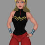 Wonder Girl scowl