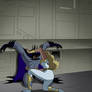 Aresia picking up Batman