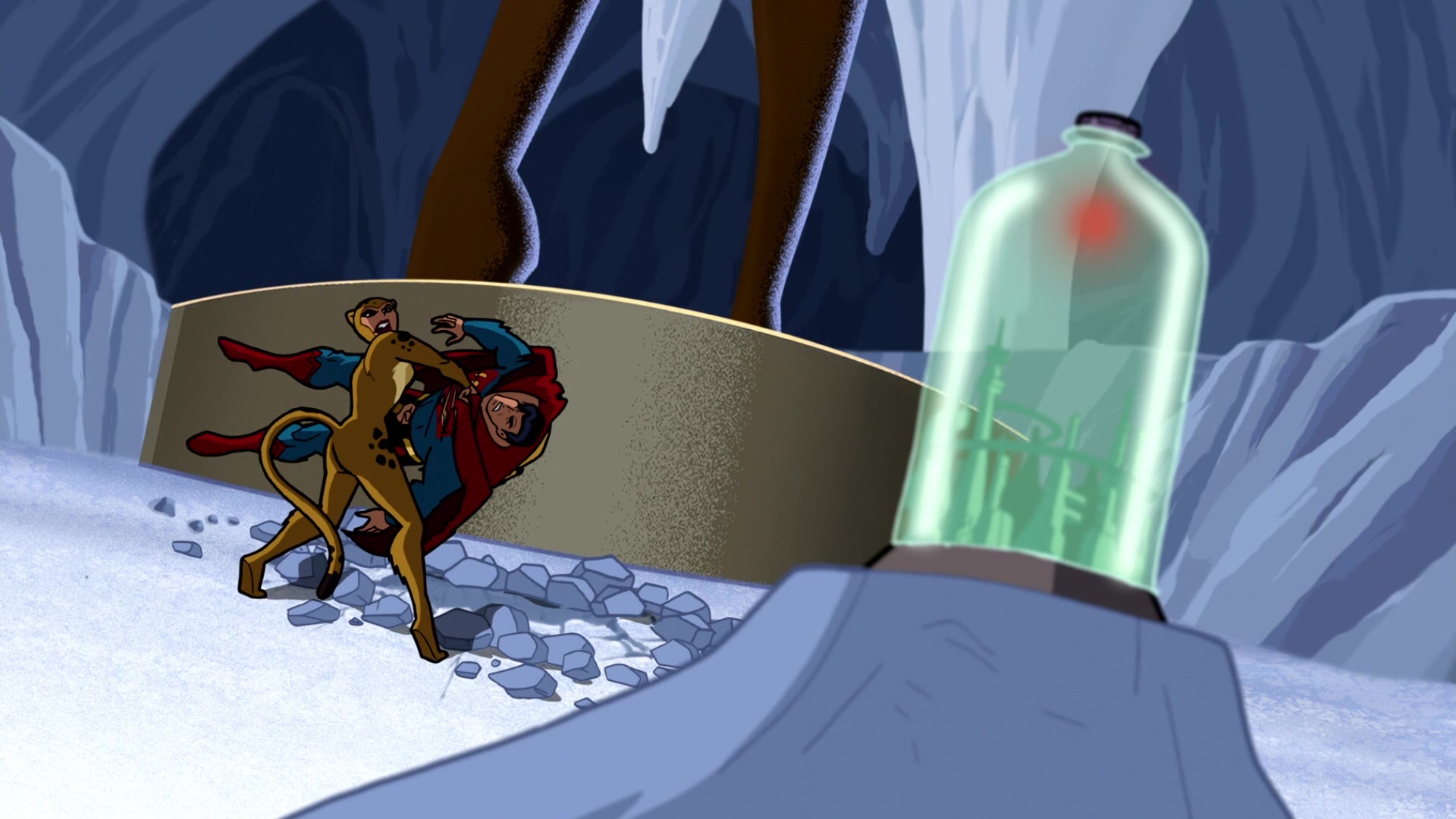 Cheetah vs Superman part 1