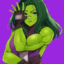She Hulk veiny biceps