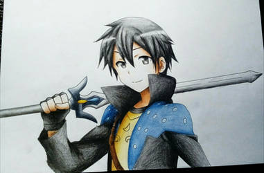 Draw anime in MS Paint [Speed Paint] - Kirito from Sword Art Online on Vimeo