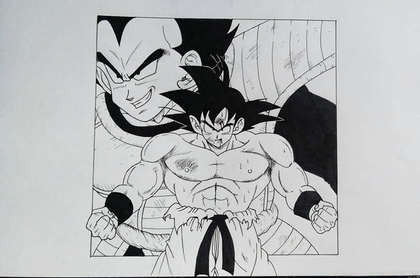 Son Goku vs Vegeta - Dragonball Z
