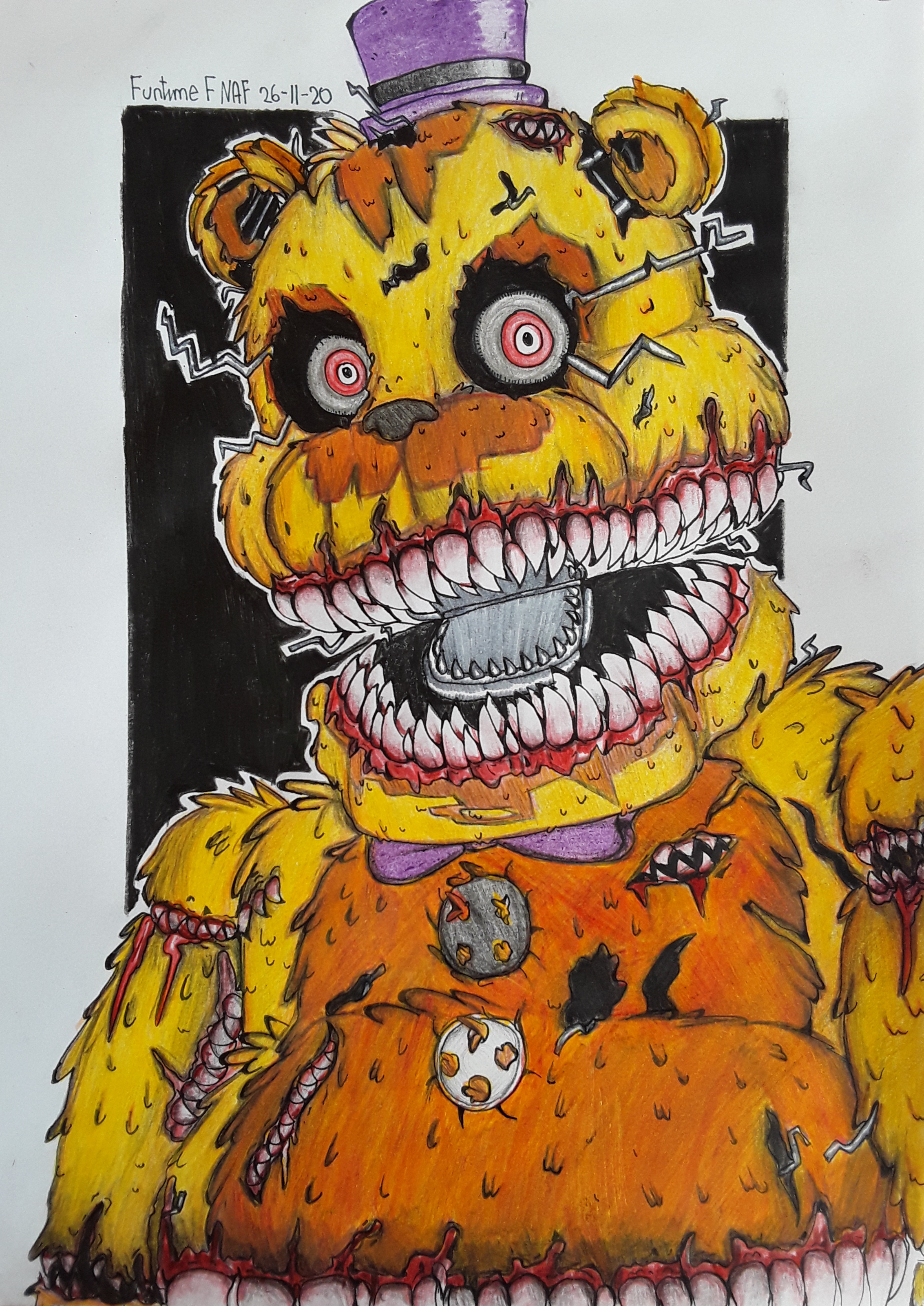 Nightmare Fredbear-Fanart/FNAF4 by FuntimeFNAF2020 on DeviantArt