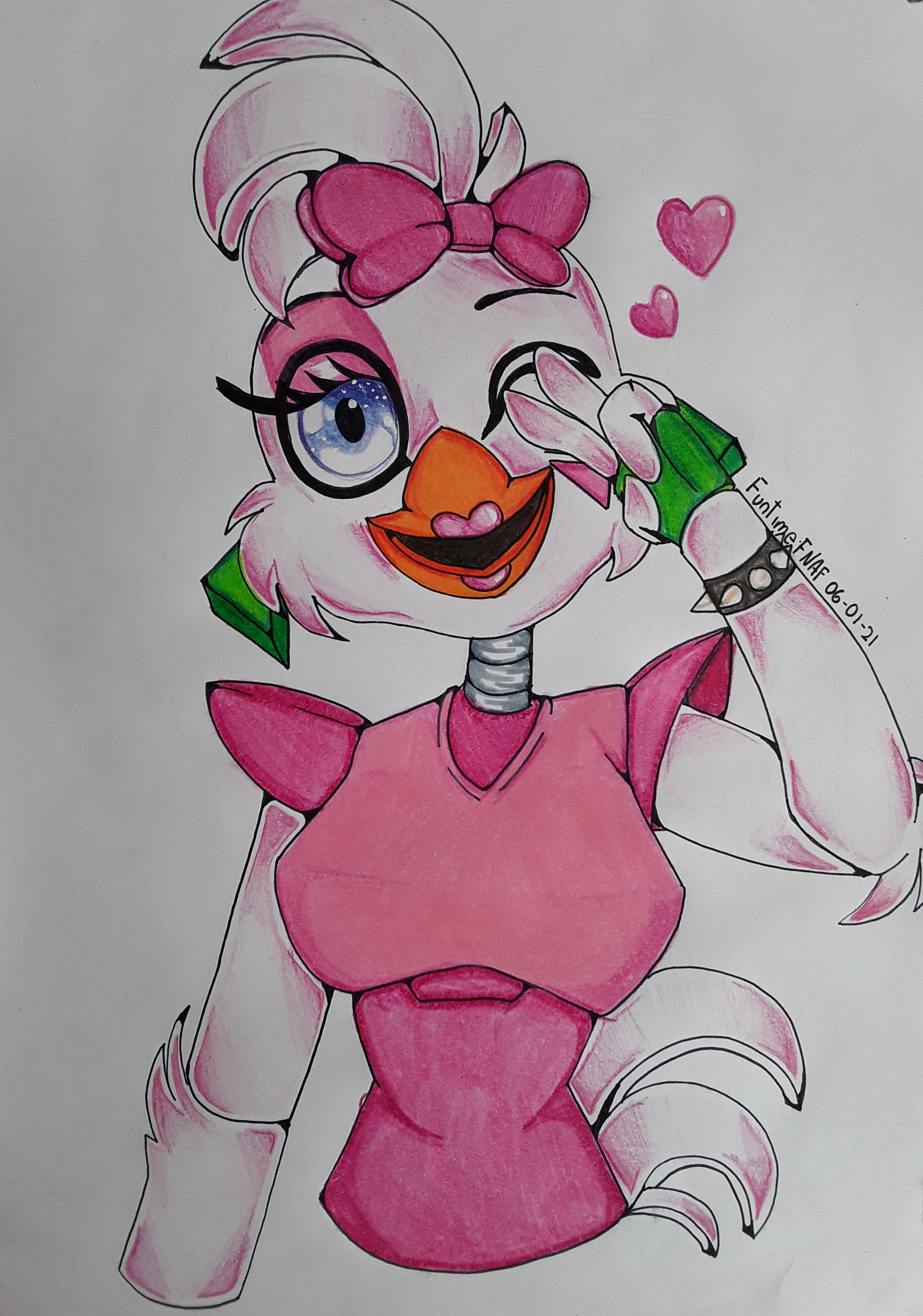 Mizuki- T-A - FNaF Pizzeria Simulator fanart / Funtime Chica