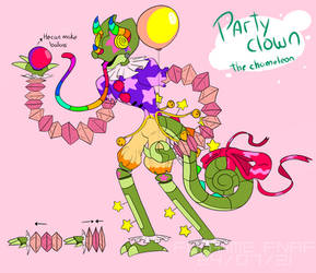 Party clown the chameleon (fnafoc)