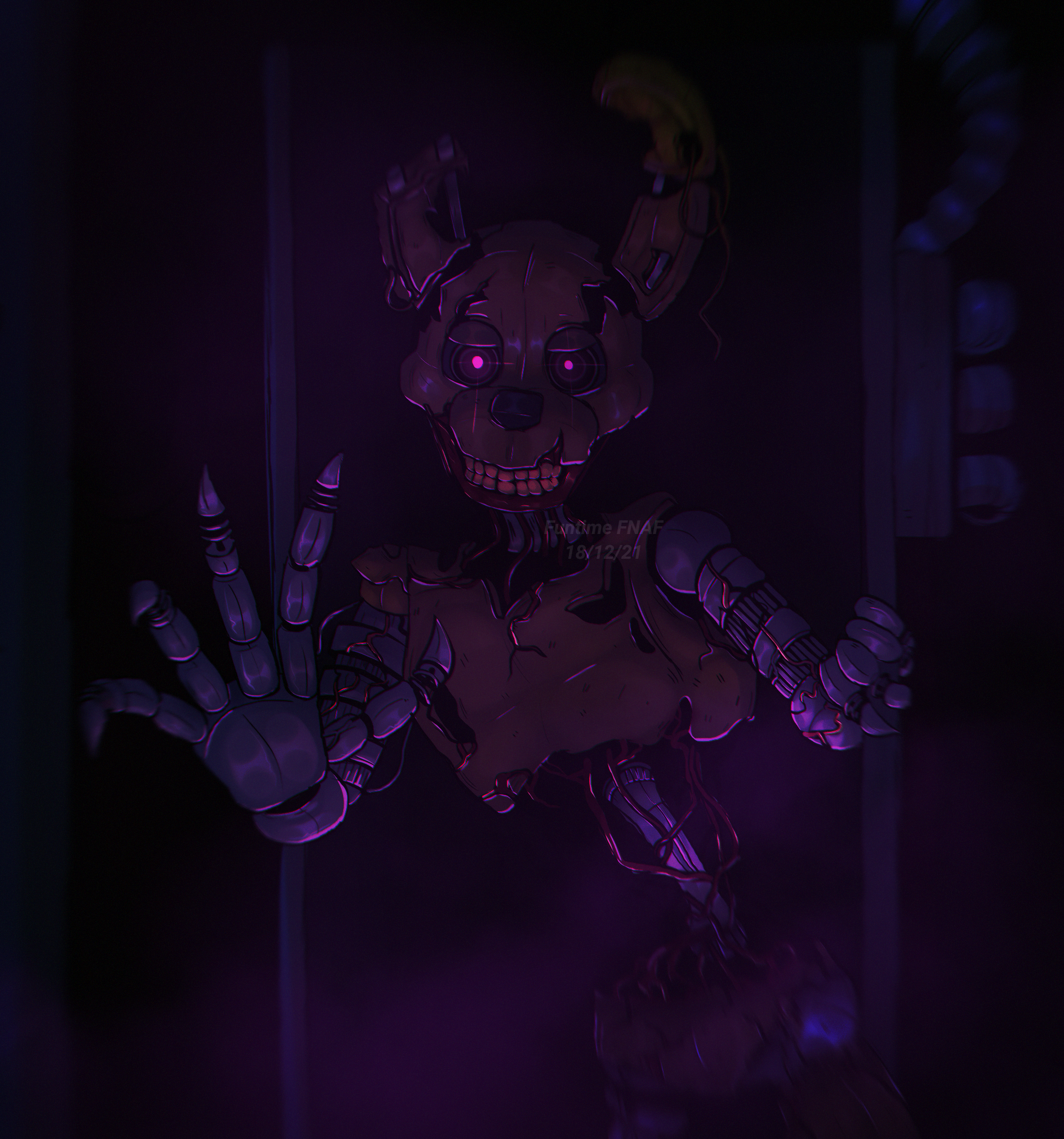 Nightmare Fredbear-Fanart/FNAF4 by FuntimeFNAF2020 on DeviantArt