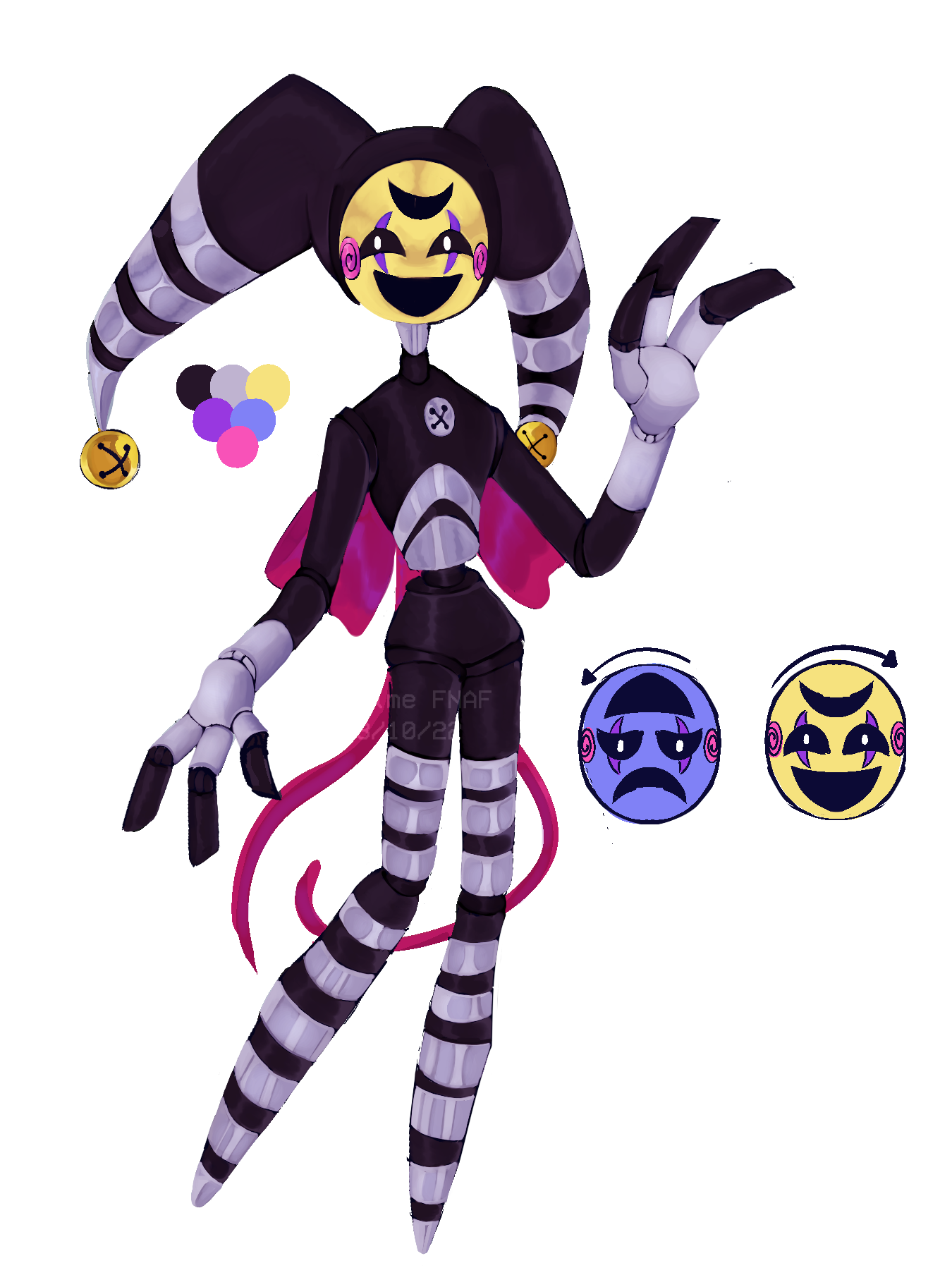 Puppet Oc Design Emotional puppet_redesign FNAFOC by Funtii016 on DeviantArt