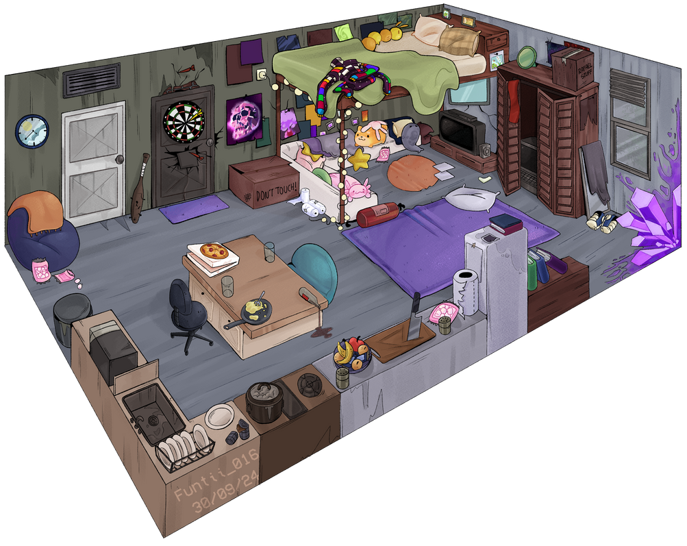Whirled Room Deviantart room by Funtii016 on DeviantArt