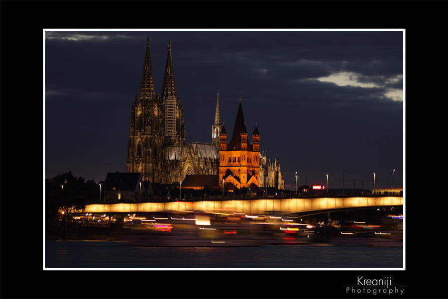 cologne at night