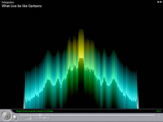 Windows Media Player 7 fullscreen mode