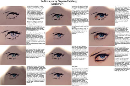 Endless eyes Tutorial: colored