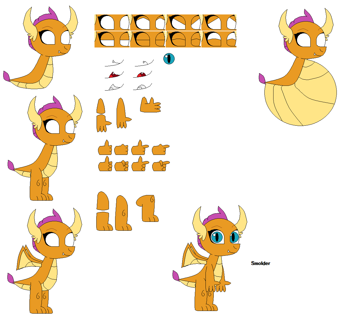 Smolder Character Builder by EricSonic18 on DeviantArt