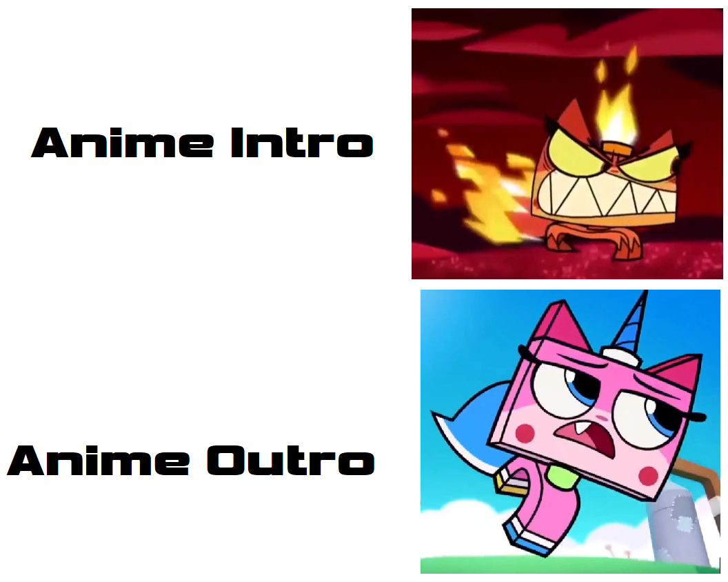 Anime Intro vs. Anime Outro