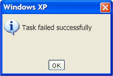 Errored Successfully Task failed successfully by EricSonic18 on DeviantArt
