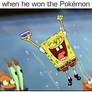 Ash when he won the Pokemon League