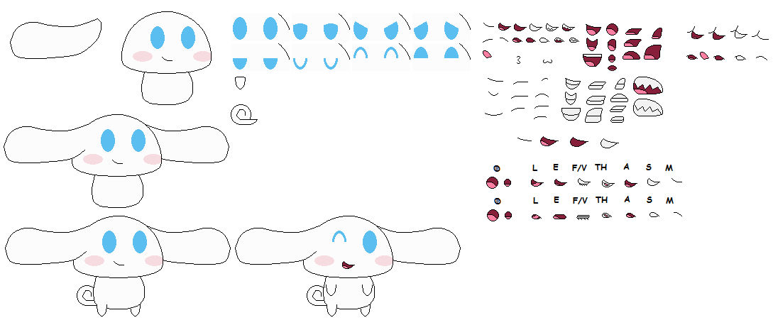 Cinnamoroll Character Builder by EricSonic18 on DeviantArt