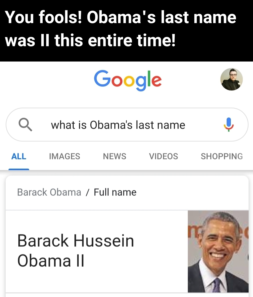 Obama last name