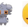 Espurr and Cursed Emoji eye swap