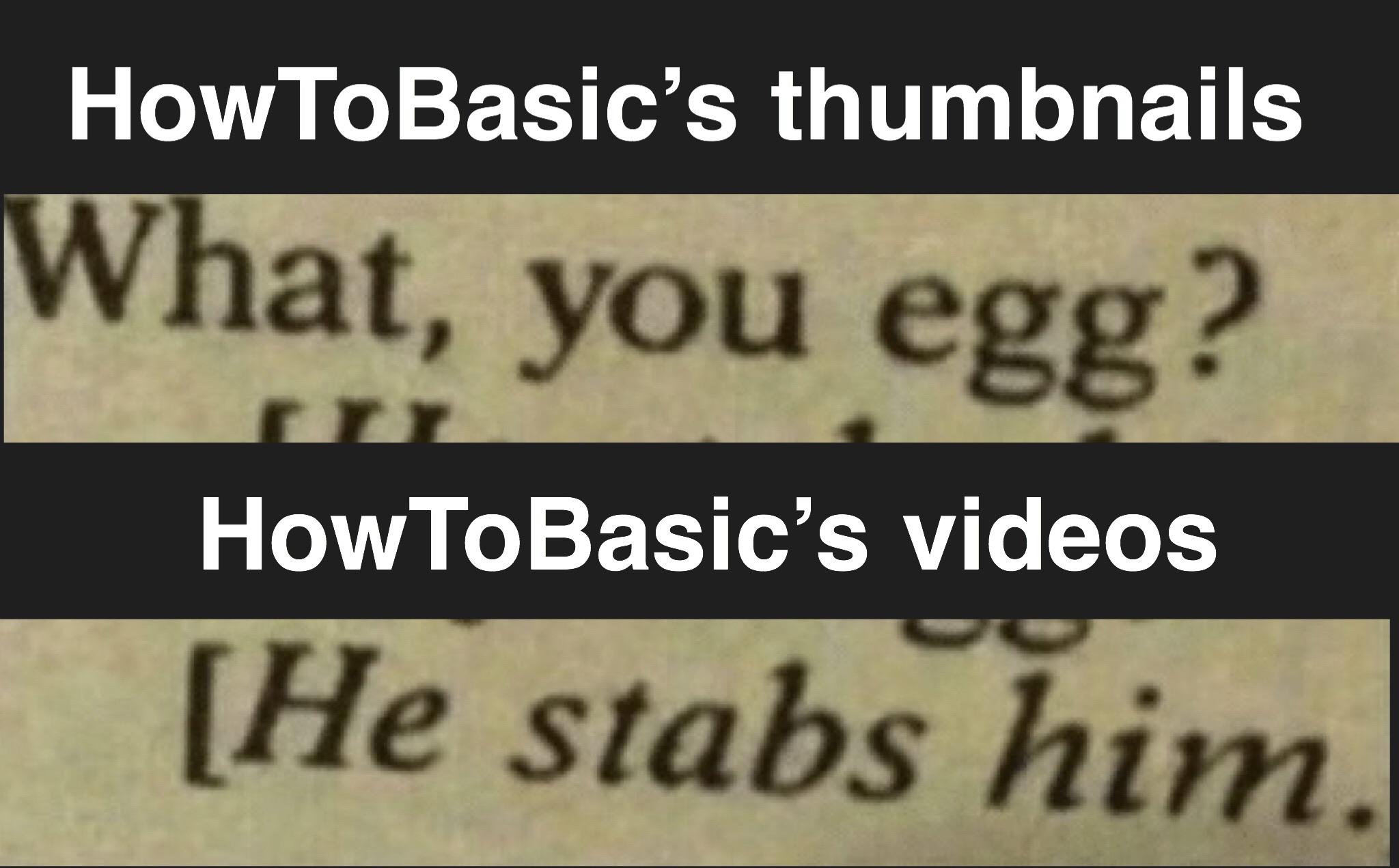 HowToBasic by EricSonic18 on DeviantArt