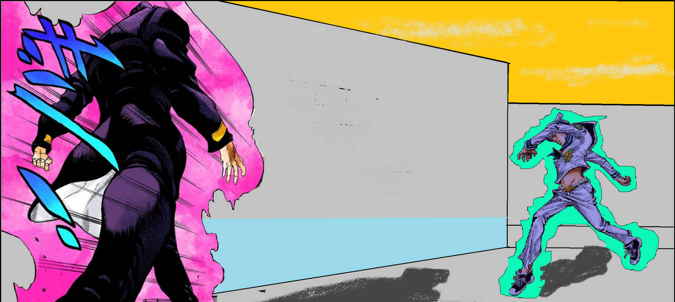 Josuke vs. Himself by EricSonic18 on DeviantArt