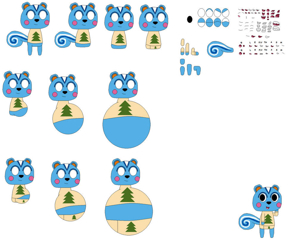 Countouring Filbert Tree Filbert (Pine Tree) Character Builder by EricSonic18 on DeviantArt
