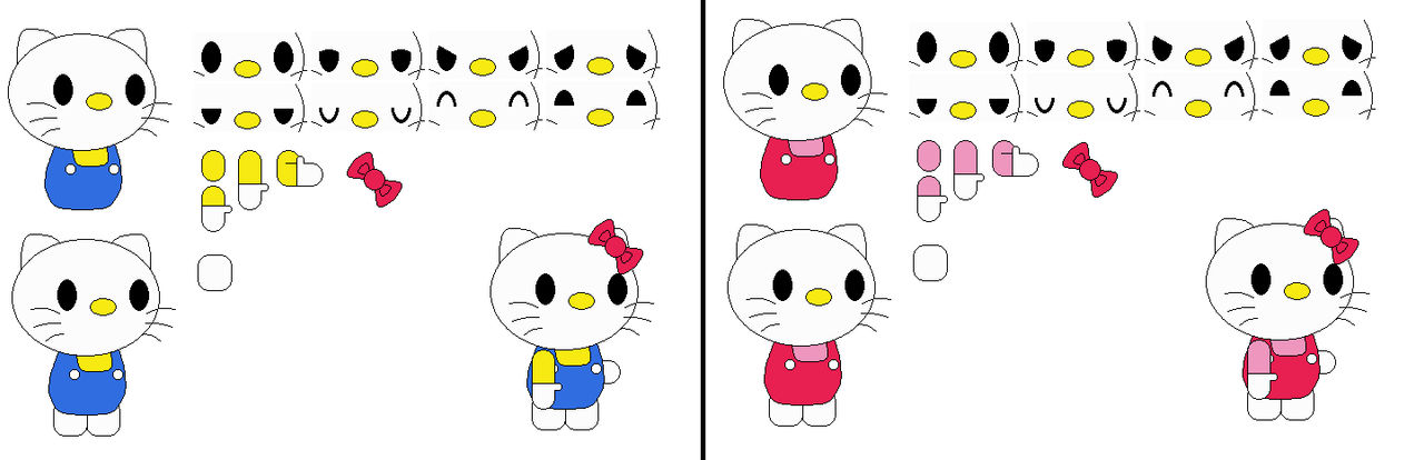 Hello Kitty Operator Hello Kitty Character Builder by EricSonic18 on DeviantArt