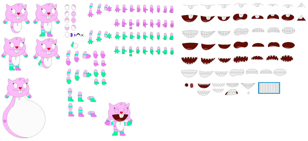 Htf Expression Generator Bubblegum (HTF) Character Builder by EricSonic18 on DeviantArt